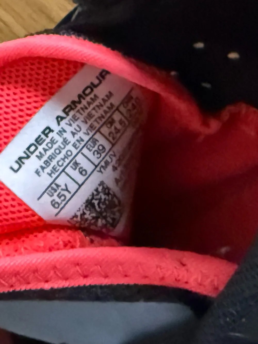 Under Armour Steph Curry Kids' Basketball Sneakers in Black, Gray & Coral